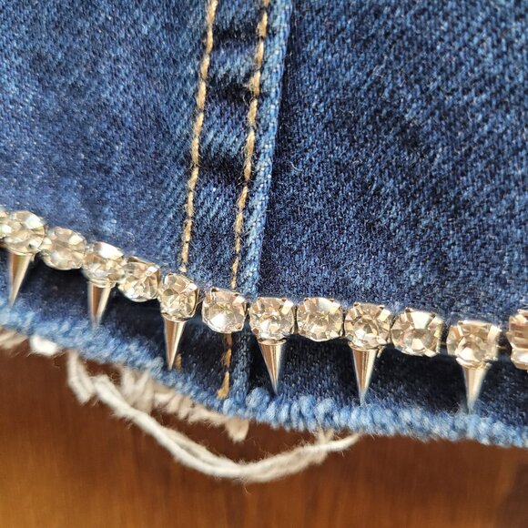 AKIRA 'HOW'S THE VIEW' STRAPLESS DENIM MINI DRESS (SOLD OUT) - NWT - Picture 9 of 9